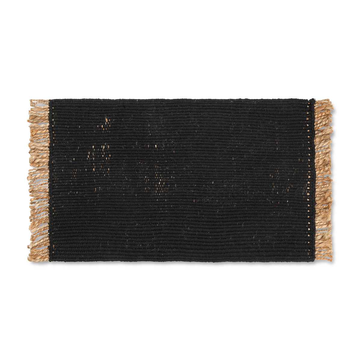 Ferm Living - Block Fußmatte | black/natural