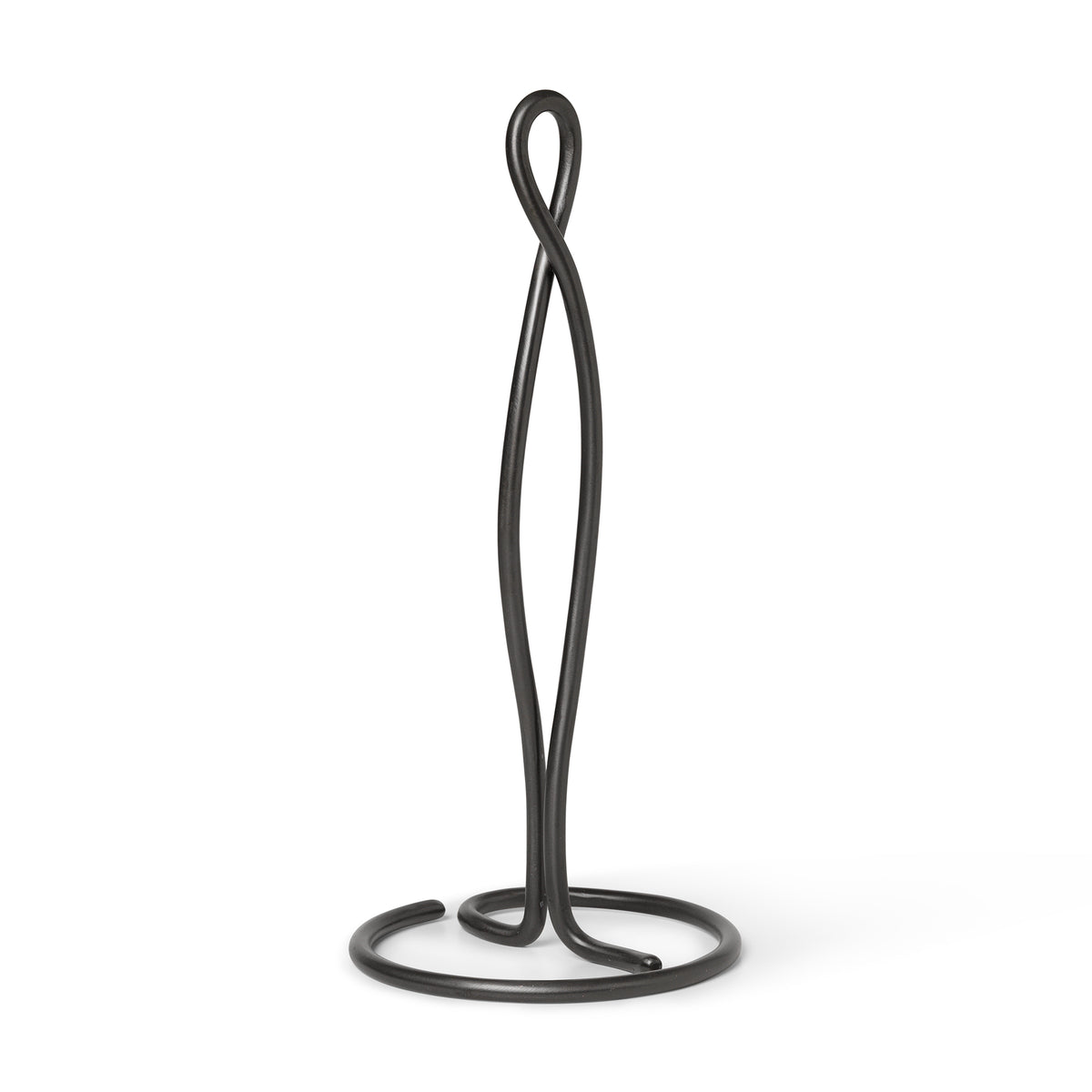 Ferm Living - Curvature Küchenrollenhalter | Messing schwarz