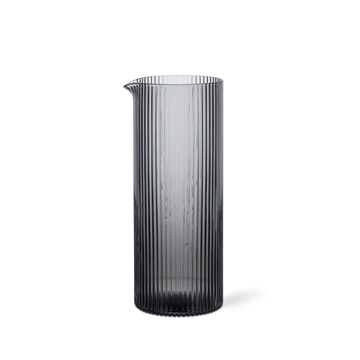Ferm Living - Ripple Milchkaraffe | smoked grey