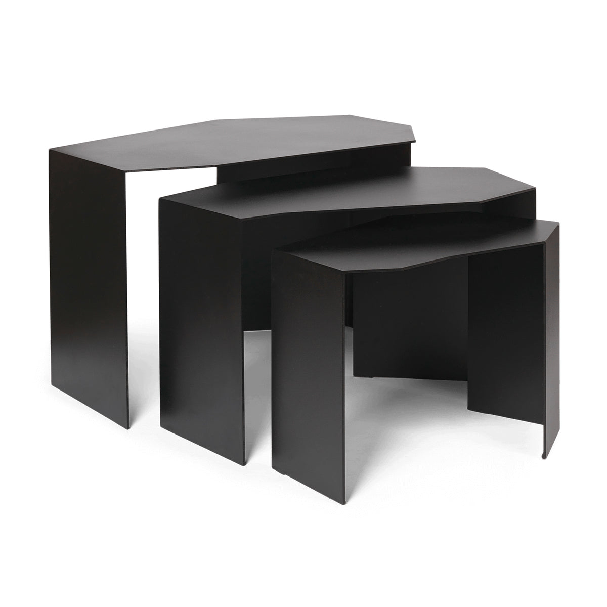 Ferm Living - Shard Cluster Beistelltisch | schwarz