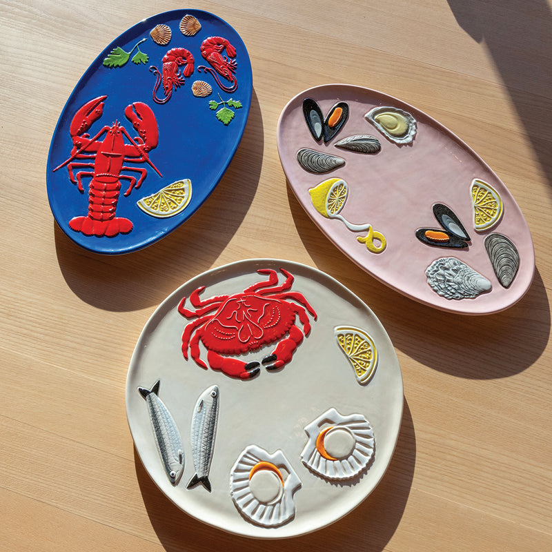 &amp;klevering - De la mer Servierplatte 33 x 20 cm