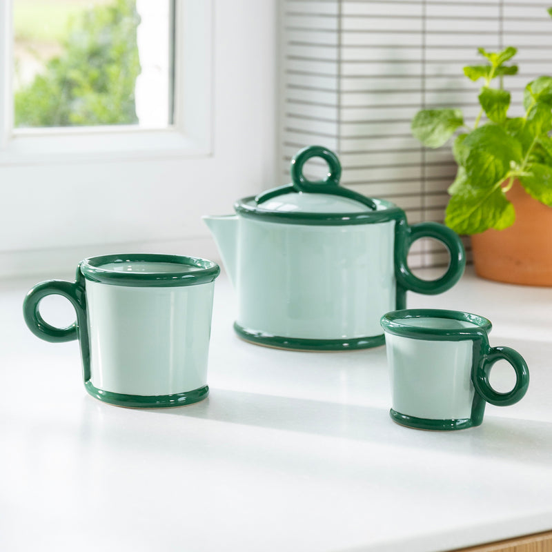 &amp;klevering - Loop Becher mit Henkel 300 ml