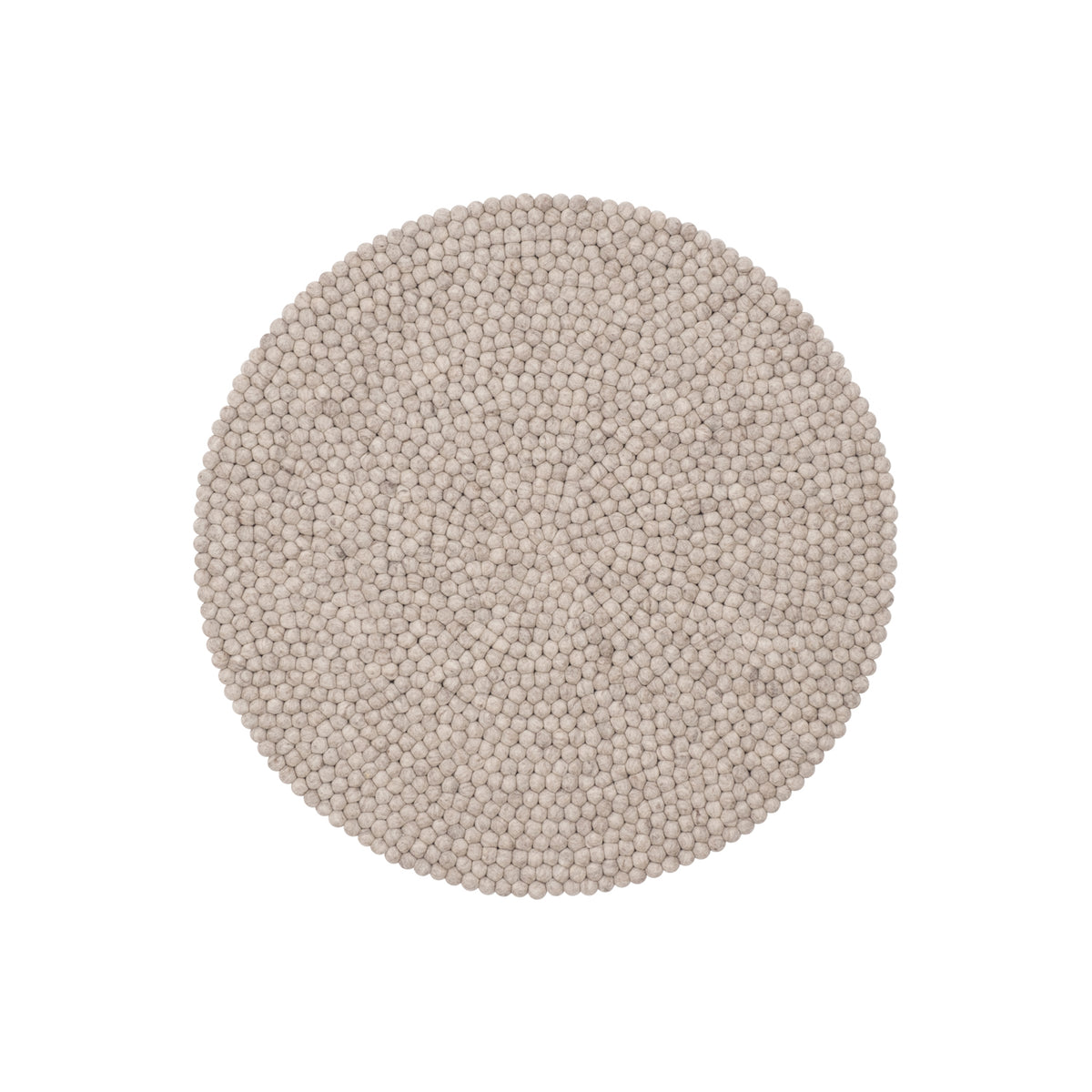 myfelt - Béla Filzkugelteppich rund | Ø 90 cm