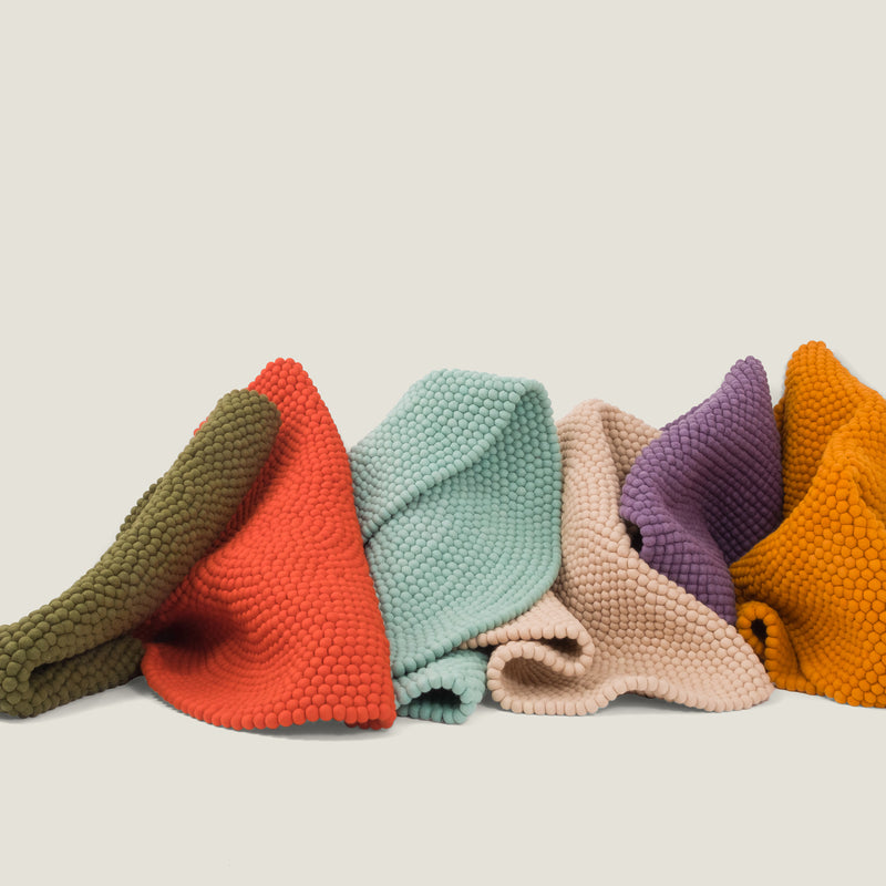 myfelt - Fine Filzkugelteppich rund