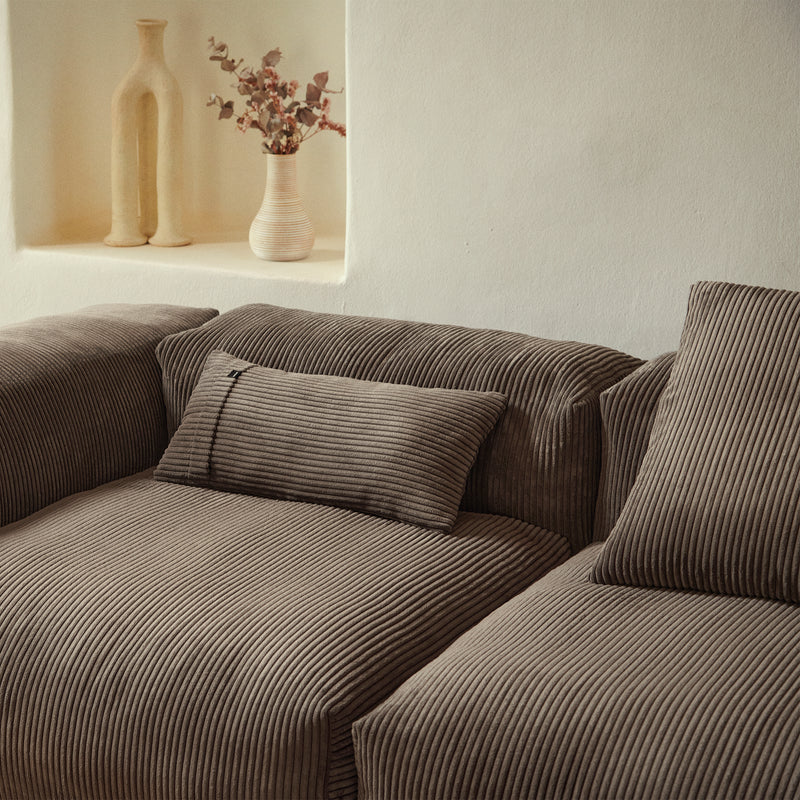 vetsak - Sofa Side Medium | Cord Velour mocha