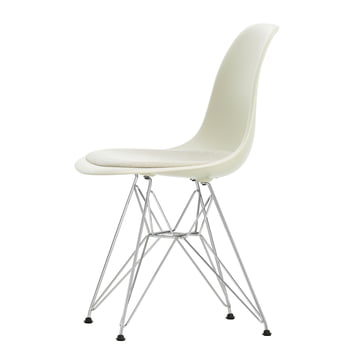 Vitra - Eames Plastic Side Chair DSW with seat cushion